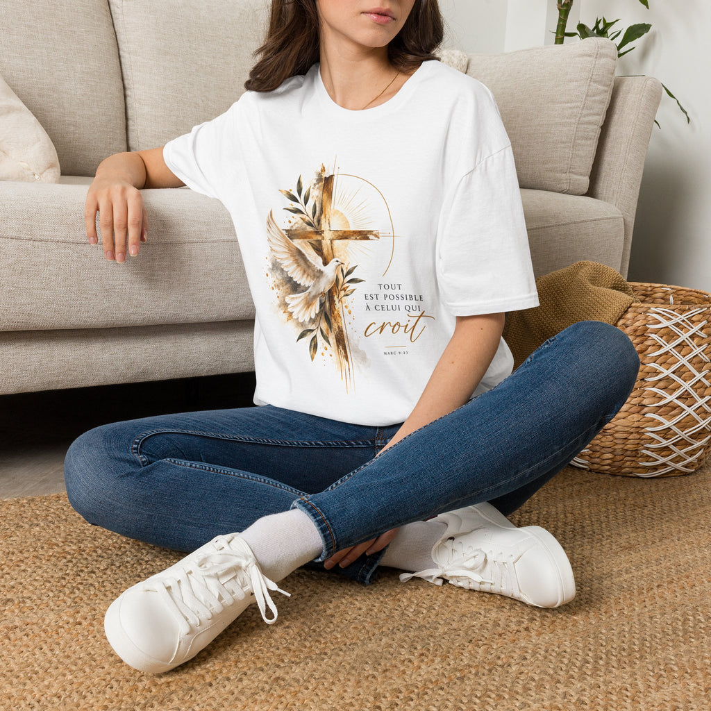 T-shirt "Tout est possible à celui qui croît"