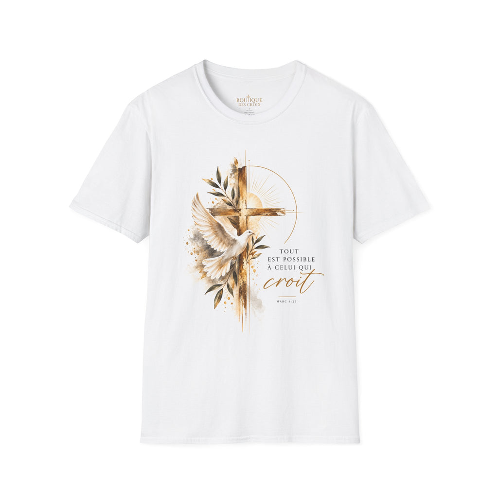 T-shirt "Tout est possible à celui qui croît"
