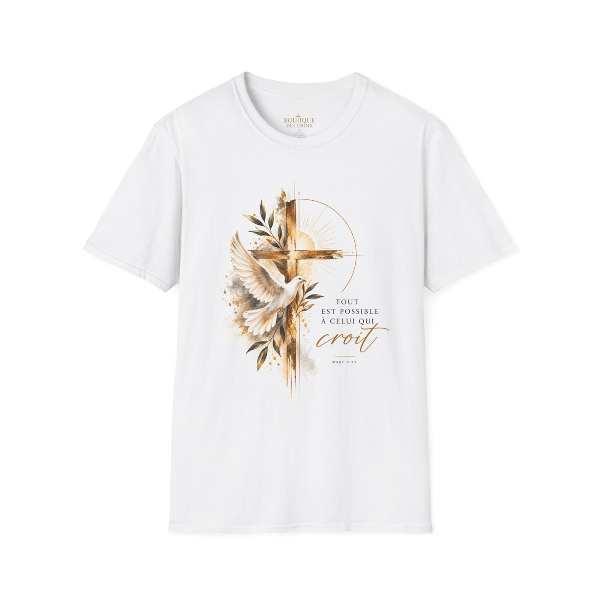 T-shirt "Tout est possible à celui qui croît"