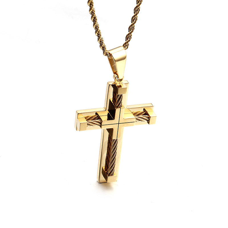 Pendentif Croix Homme