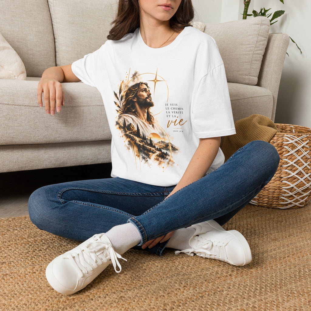 T-shirt unisexe « Je suis le chemin, la vérité et la vie »