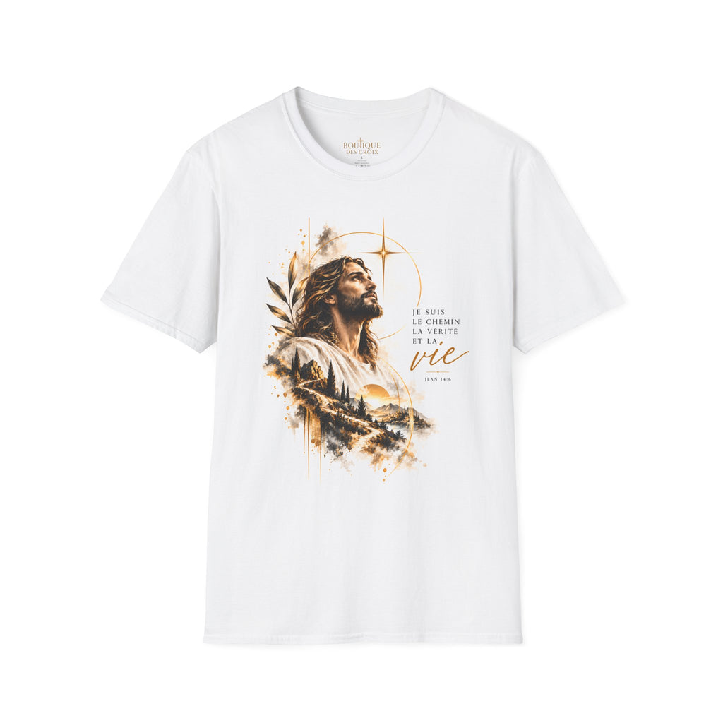 T-shirt unisexe « Je suis le chemin, la vérité et la vie »
