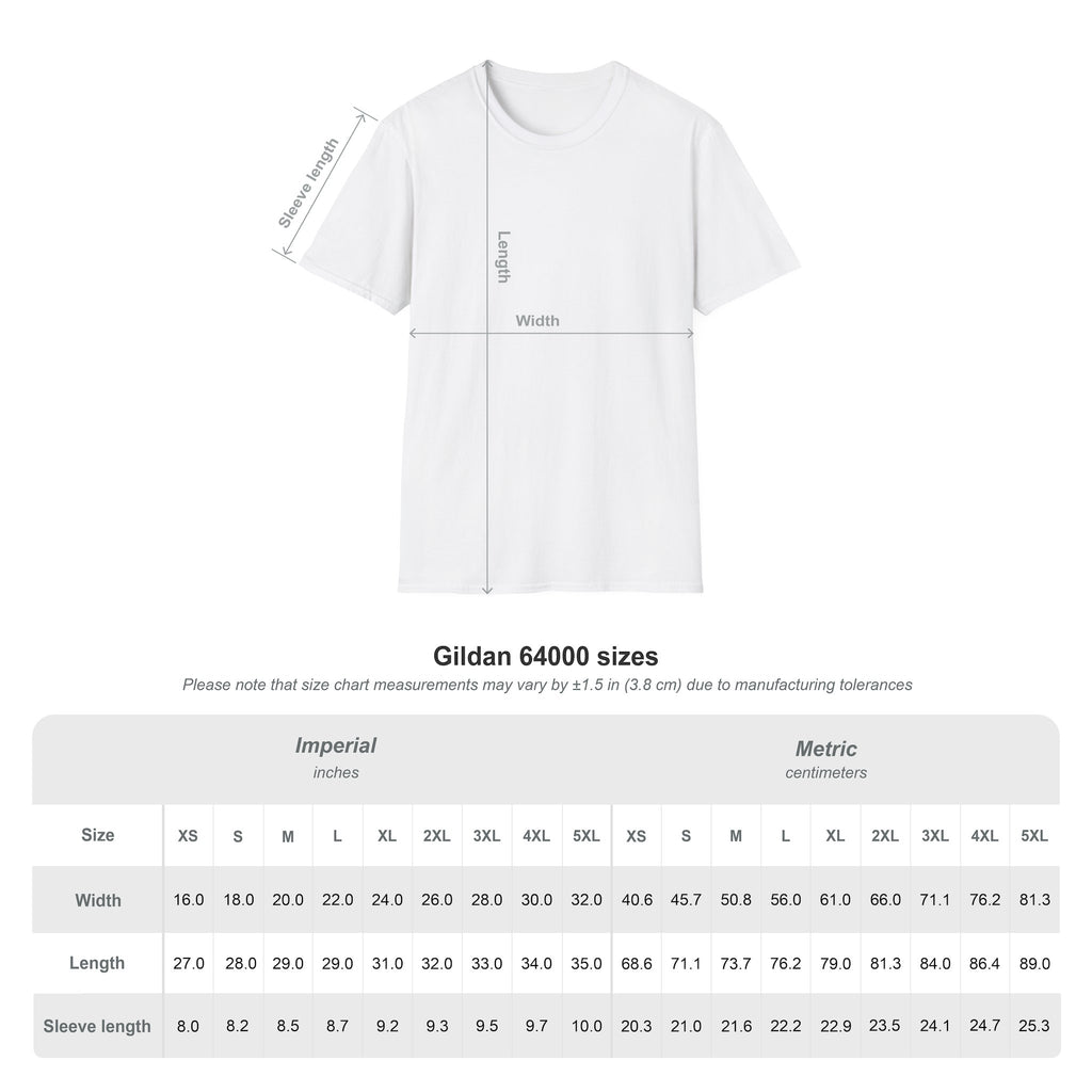 T-shirt unisexe « Sois fort et courageux »