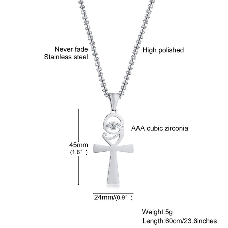 croix d'Ankh avec oeil de Ra