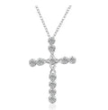 ✝️ Collier Croix Femme – Plaqué Argent 925