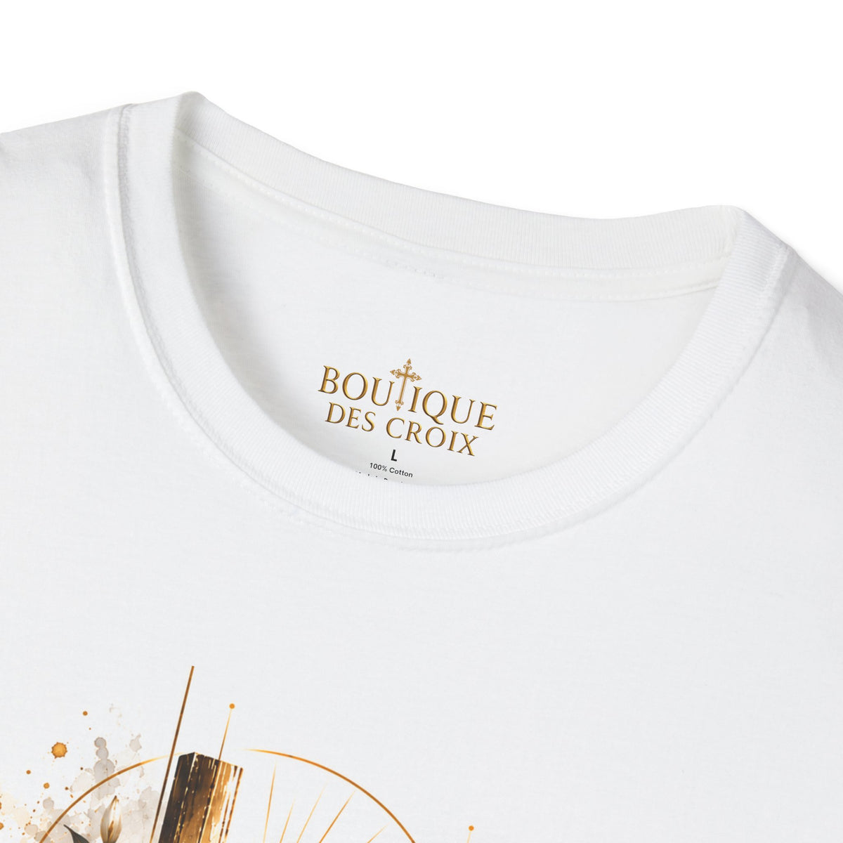 T-shirt unisexe « Il a vaincu la mort pour nous »