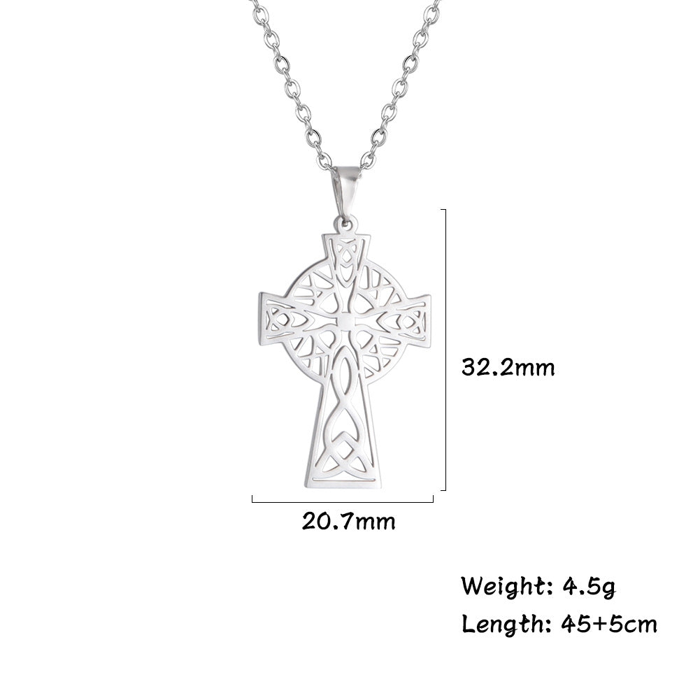 Pendentif croix celtique homme