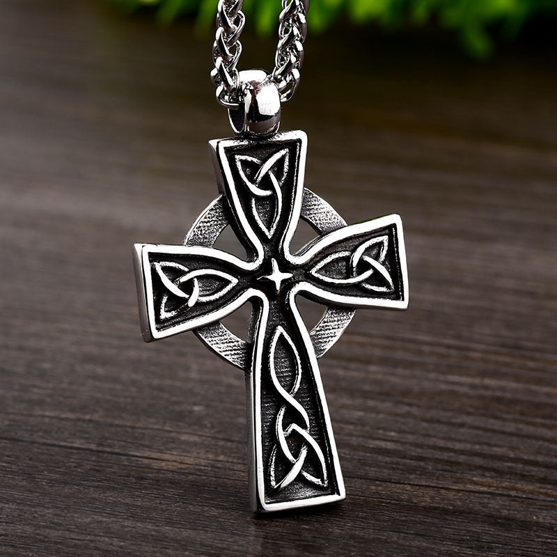 Stainless Steel Pendant Men's Creative Cross