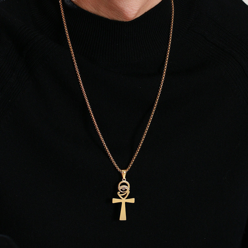 croix d'Ankh avec oeil de Ra