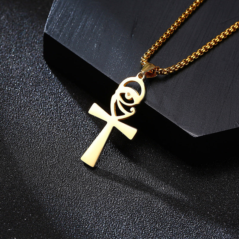 croix d'Ankh avec oeil de Ra