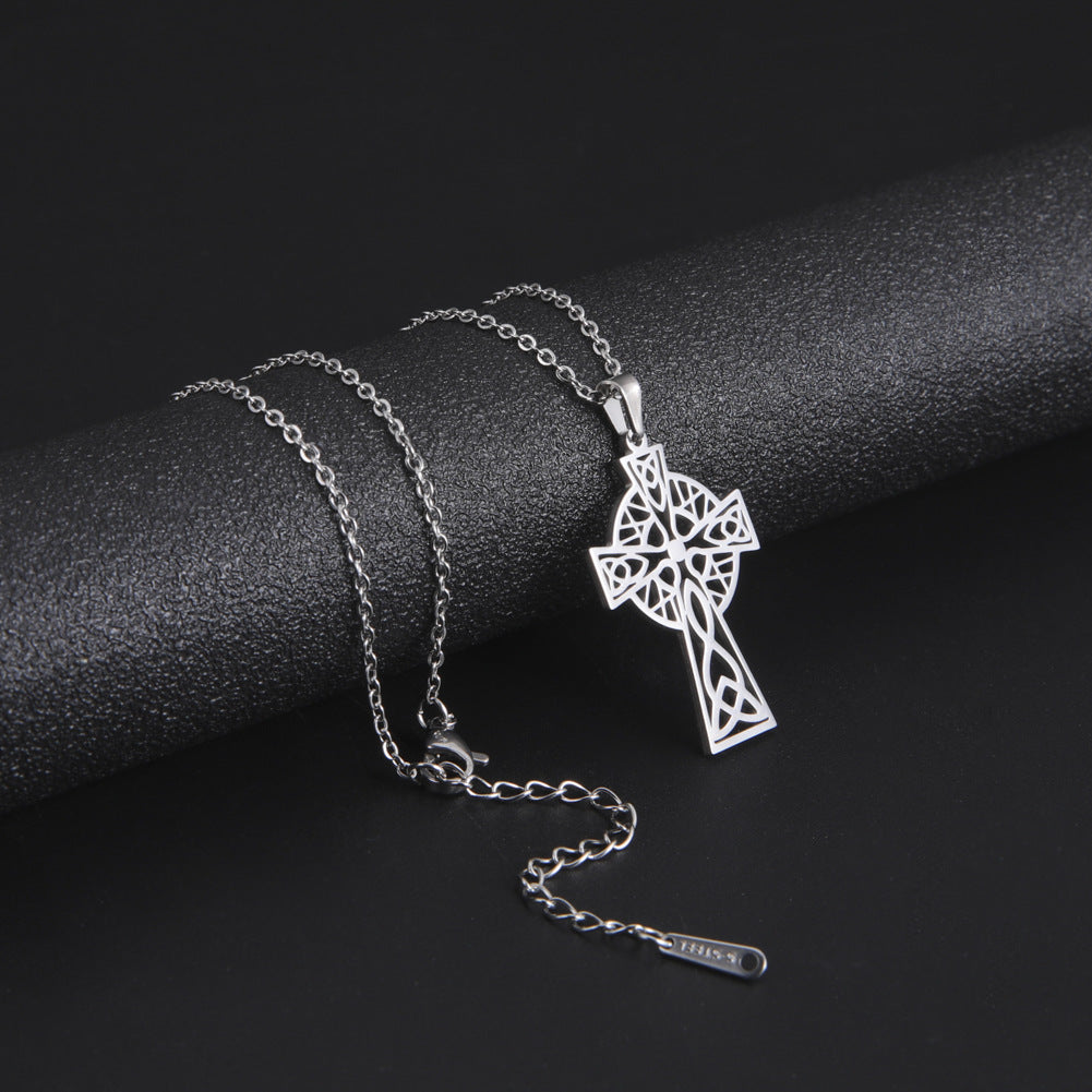 Pendentif croix celtique homme