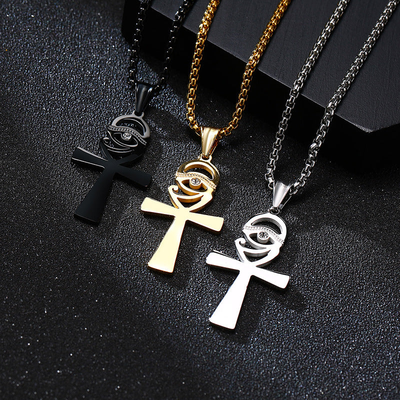 croix d'Ankh avec oeil de Ra
