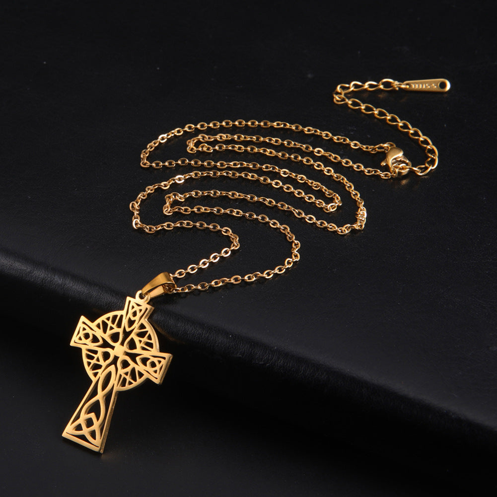 Pendentif croix celtique homme